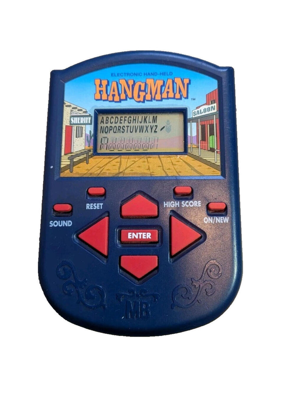 Vintage Milton Bradley Hangman Game 1995 - Electronic Handheld - Tested & Works